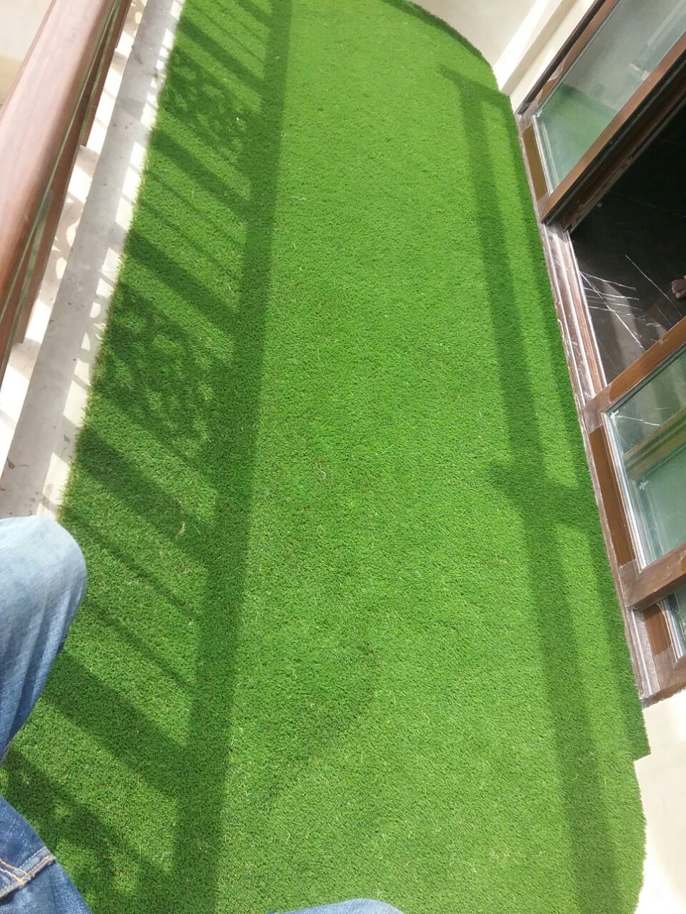 Real Feel Artificial Grass · Material: Plastic (PP + PE) · Grass Hair Length: 20 mm