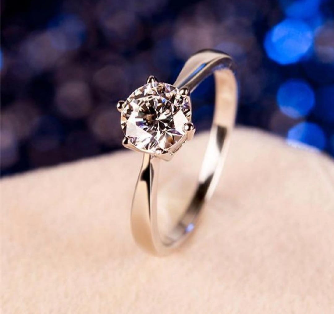 Top Brand Stylish Couple Ring Zircon Dimond Ring For Men Women
