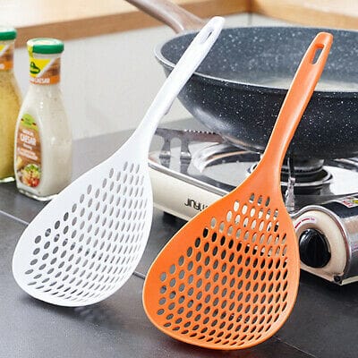 Imperial Durable Scoop Colander Strainer Spoon Plastic Water Scoop Colander For Cooking Baking Dumplings