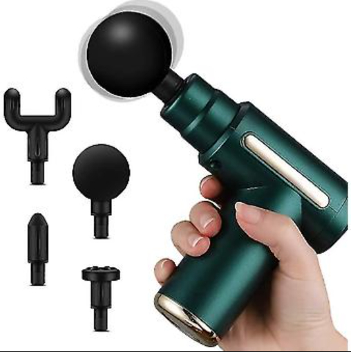Portable Deep Tissue Muscle Recovery Massage Gun with High-Torque Motor and Easy-Carry Design