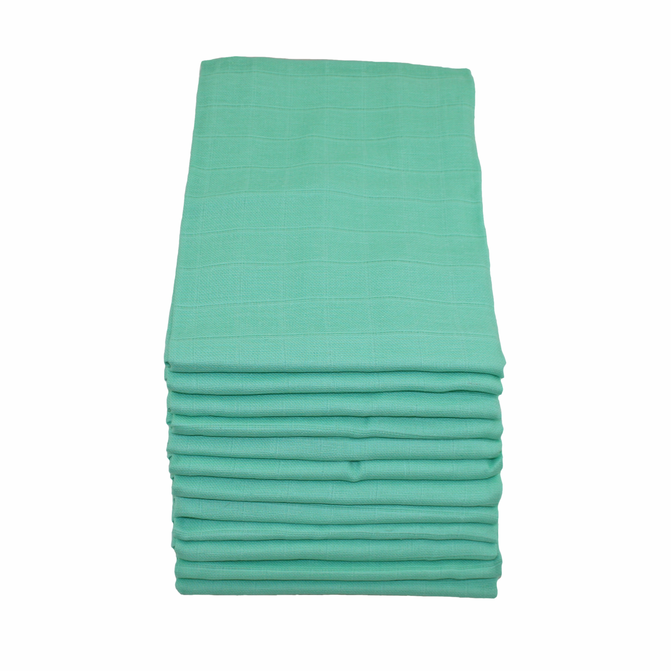 Made of 100% Cotton Muslin Squares, Swaddling, Burping, Baby Blanket, Shielding When Breastfeeding, Nappies, Changing Mat, Shade, Play Mat, Excellent Quality, Wash Cloth - Table Cloth, Napkins, Kitchen Towel, Dish Cloth and Multi Purpose Use For Kitchen