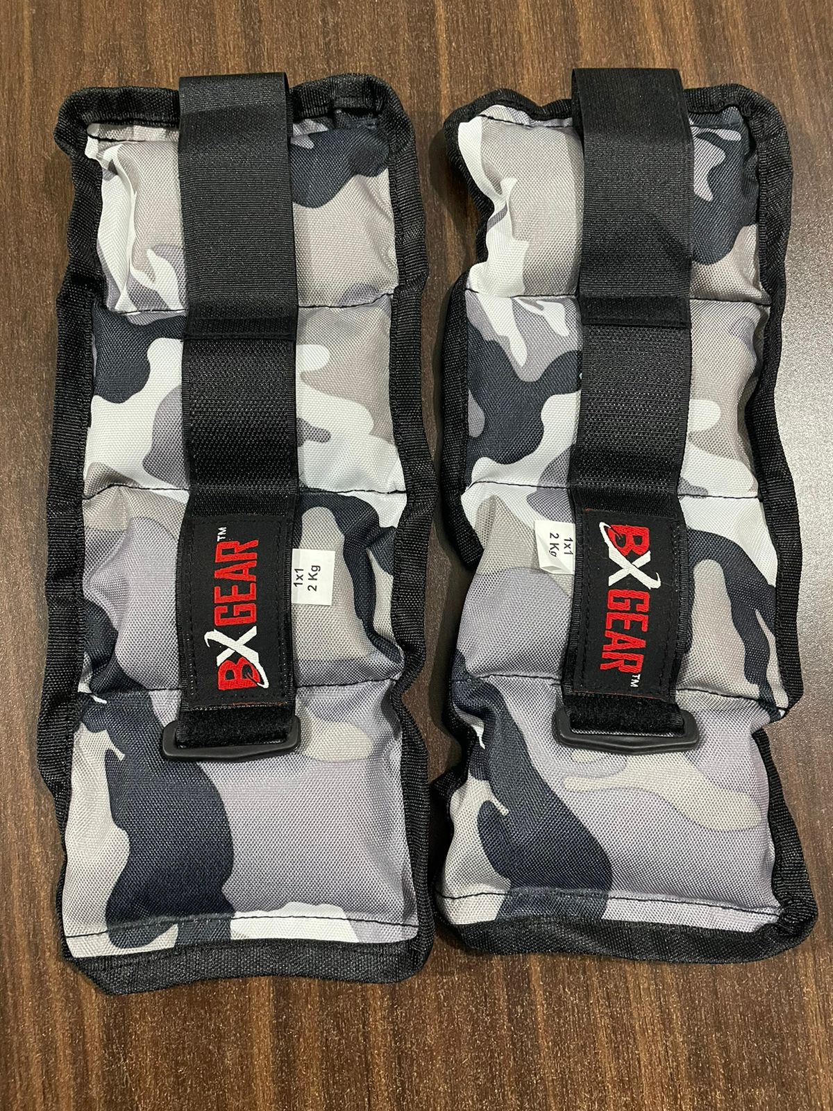 gym products WRIST WEIGHT 1 KG + 1 KG = 2 KG, Pair Weight Bearing Ankle wrist Strap Leg Strength Resistance Bands for Speed Training Running Exercise Workout Fitness Band