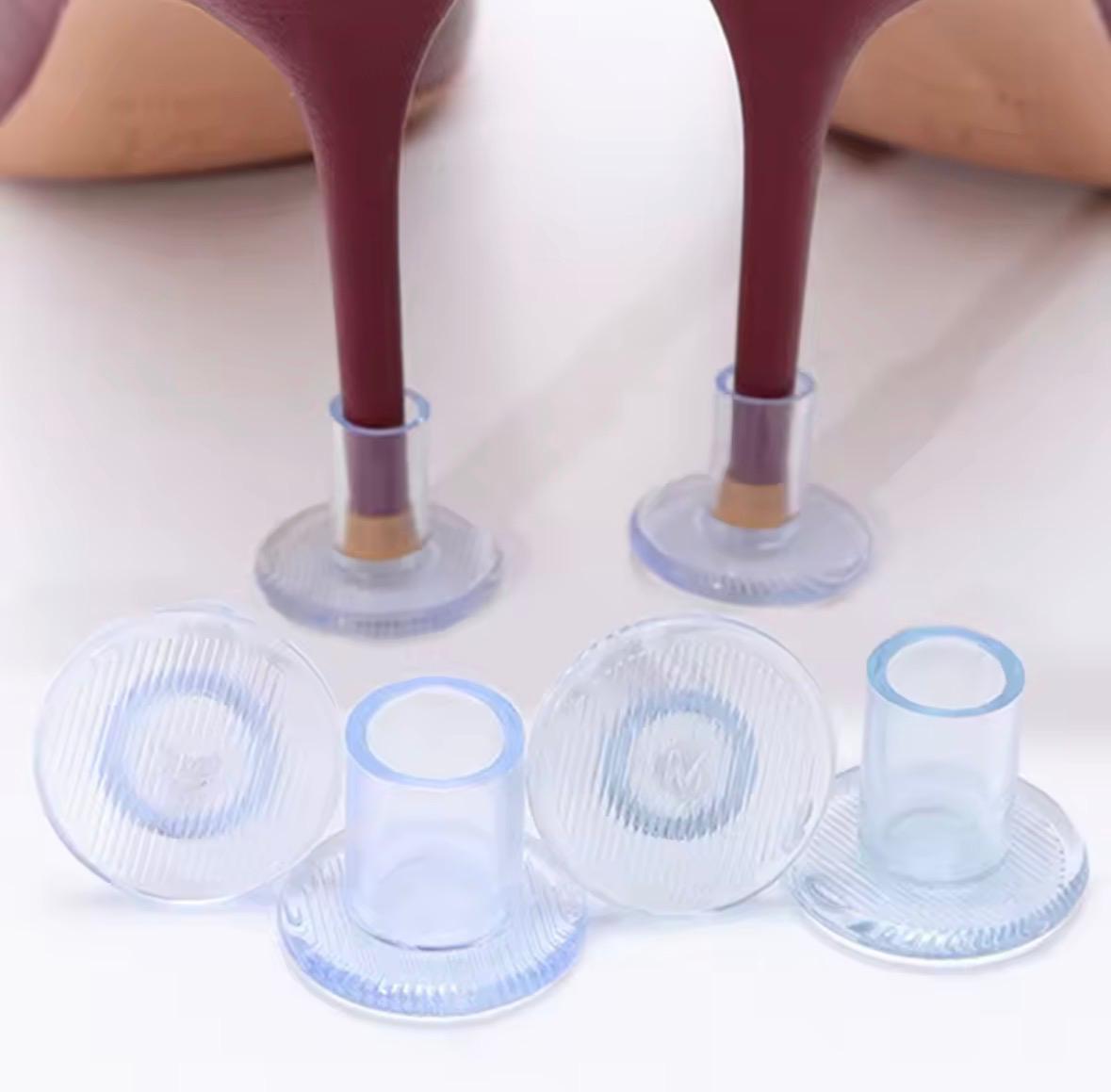 1 pairs shoes high heel stoppers cover protectores tacones de salto stiletto heel protectors dance party shoes shoes protector