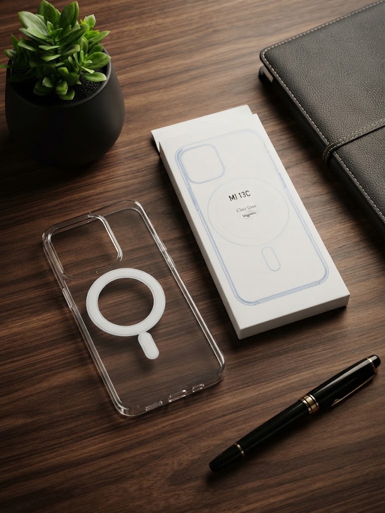 Redmi 15c Magnetic Case Shockproof Transparent Clear Cover for Redmi 15c Magnetic Case