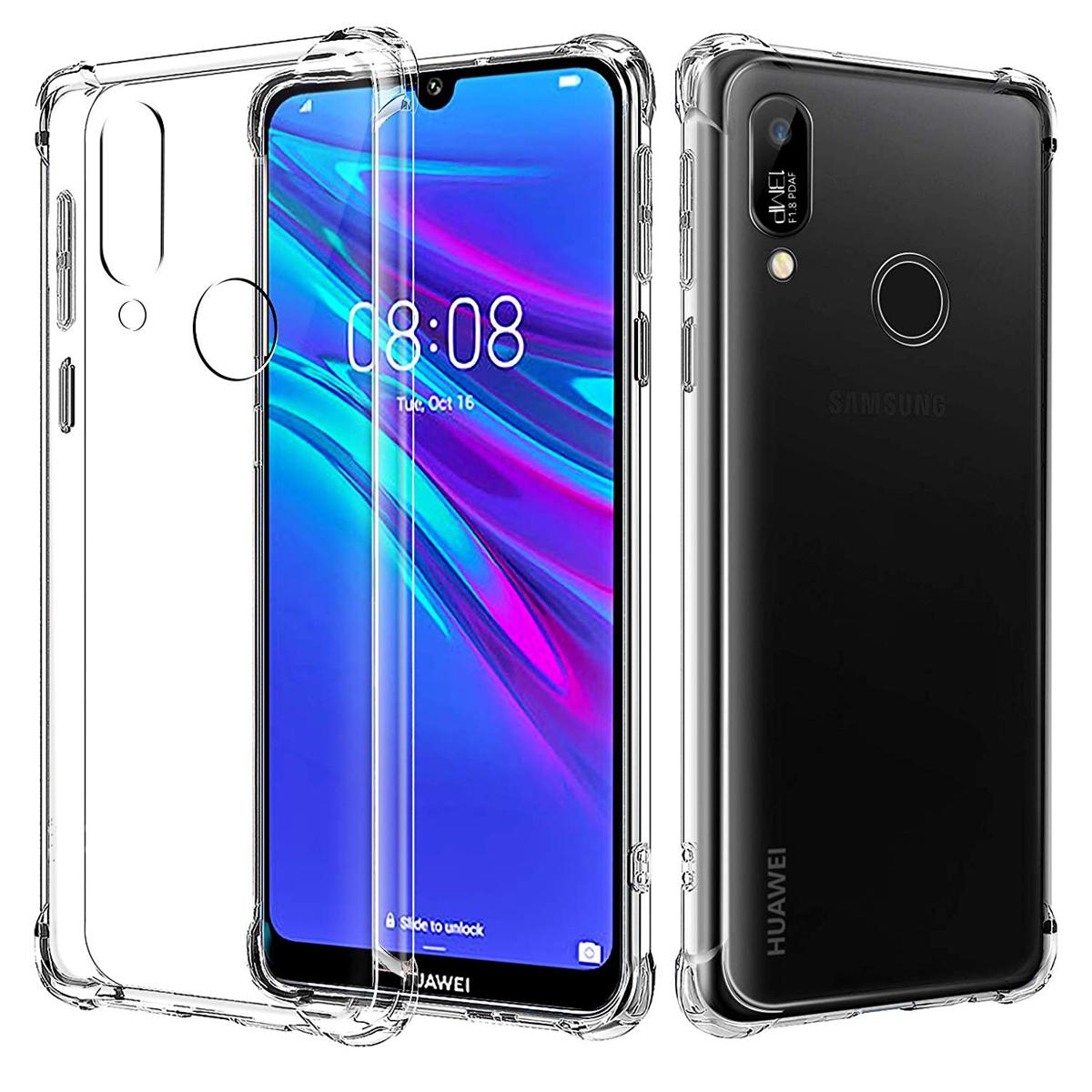 Moozy - Cover Per Huawei Y6 2018, Nero - Custodia A Libro Flip Smart Magnetica Con Appoggio E Porta Carte 4752119101814