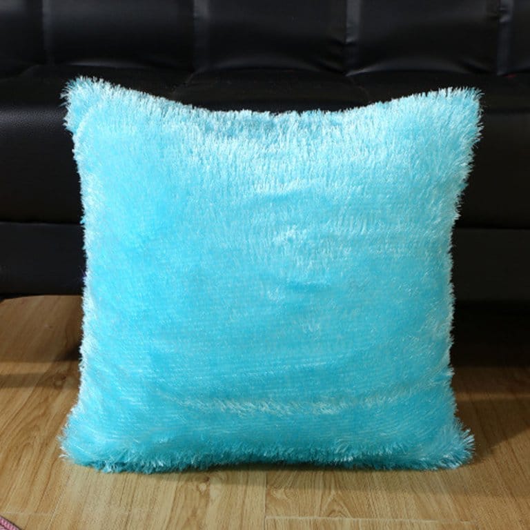 Fluffy turquoise pillows hotsell