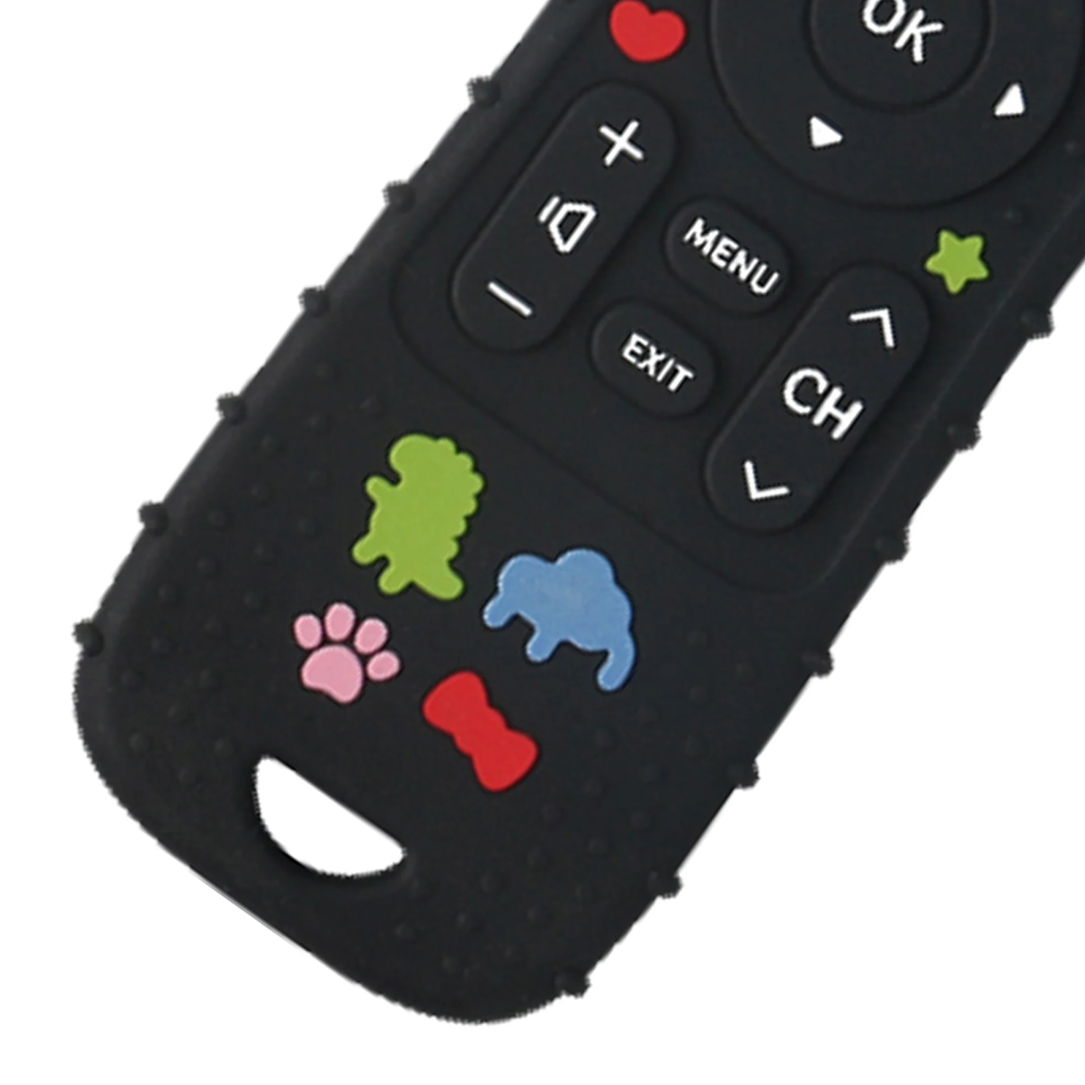 Silicone Baby Toys TV Remote Control Shape Teether Toy BPA Free Silicone Teething Chewing Toy Sensory Baby Accessories