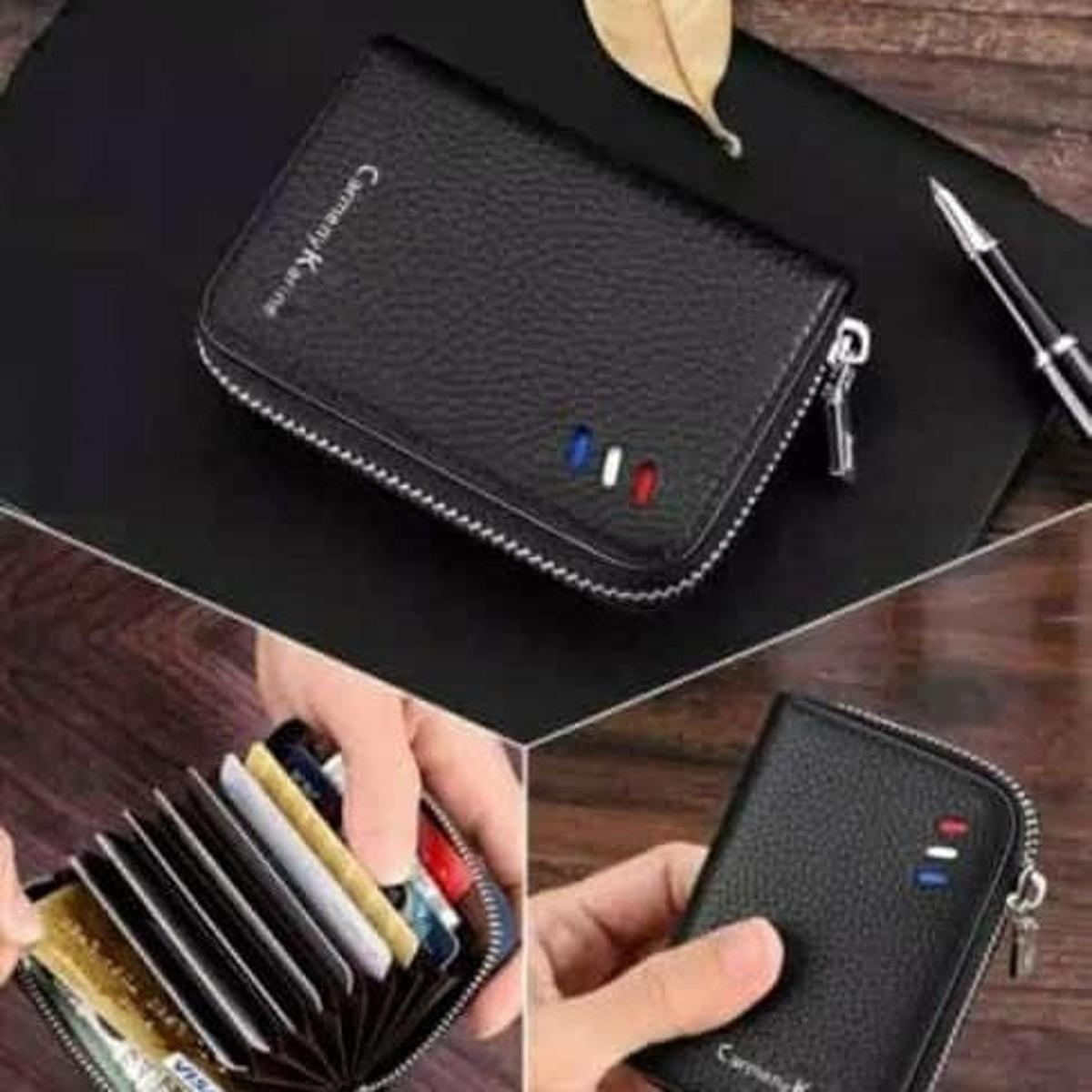 Premium Slim and Lightweight Long Wallet for Men | Stylish PU Leather Wallet with Multiple Card Slots and RFID Blocking | Durable Business Bifold Wallet | Unisex Slim Purse for Men and Women Everyday Travel Office Use