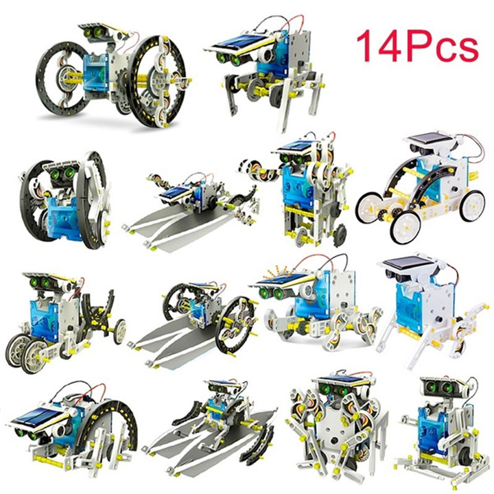 Solar Robot 14 in 1 Educational Toy Puzzle Toy Powered by the Sun