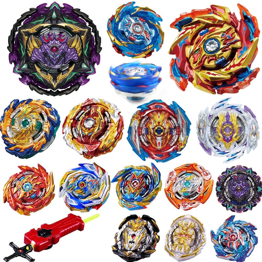 LOOSE ORIGINAL Beyblade Takara Tomy RARE without launcher without sticker Authentic Cho-Z Sparking Superking GT DB Turbo Rise Surge QUADdrive