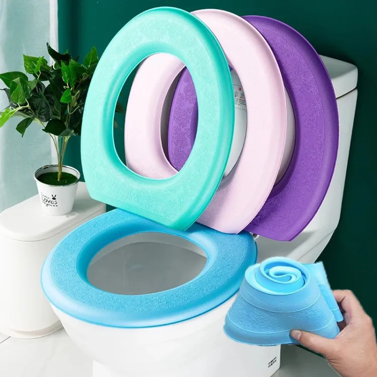 Teal toilet lid deals cover