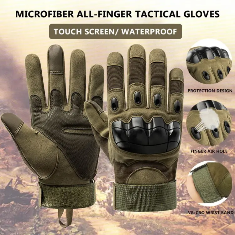 Finger touch screen store tactical military gloves