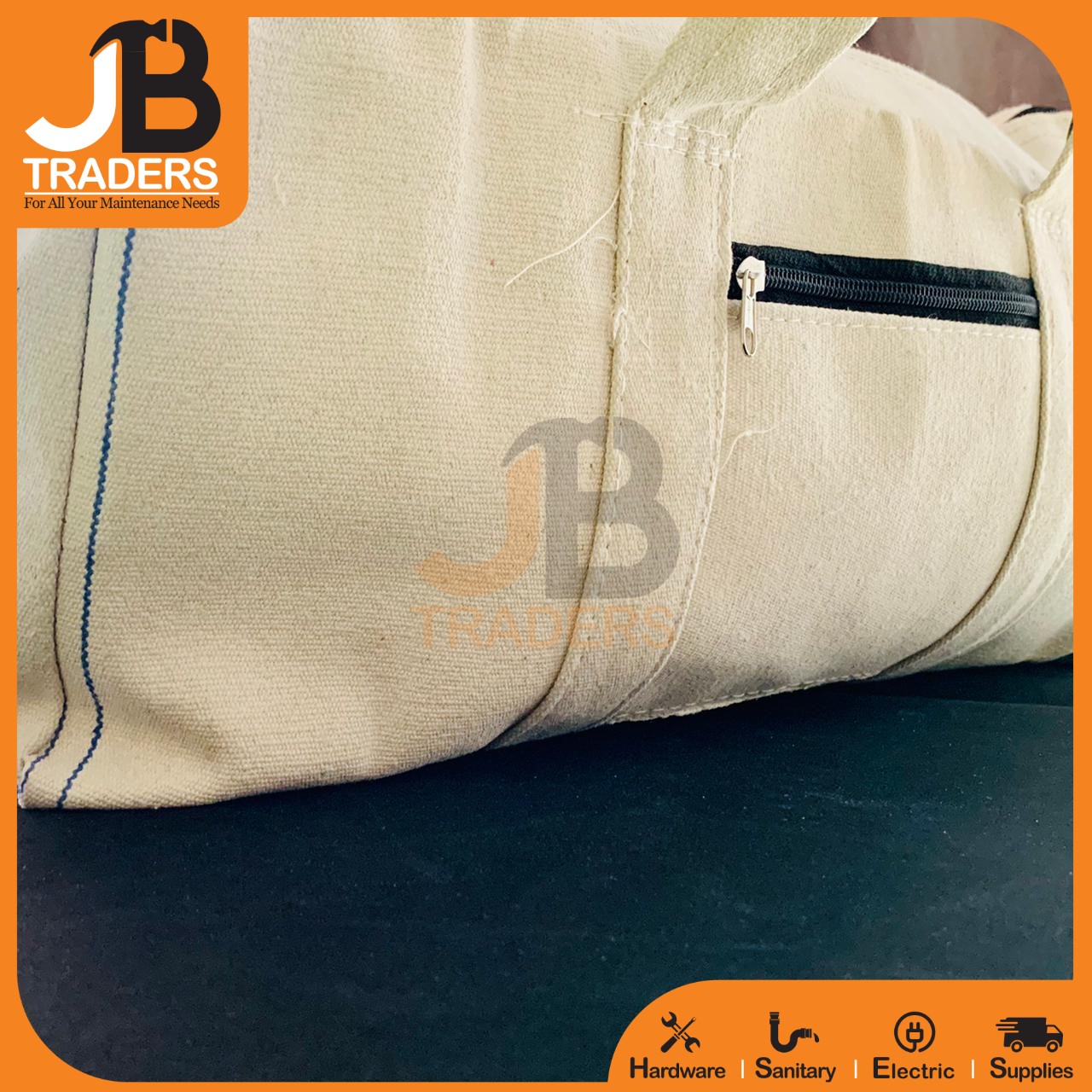 Premium Quality Portable Multi-function Canvas white Bag 18 Inch to 26 Inch Waterproof Storage Bag Hand Tool Bag Toolkit Case Tools Bag / tarpal