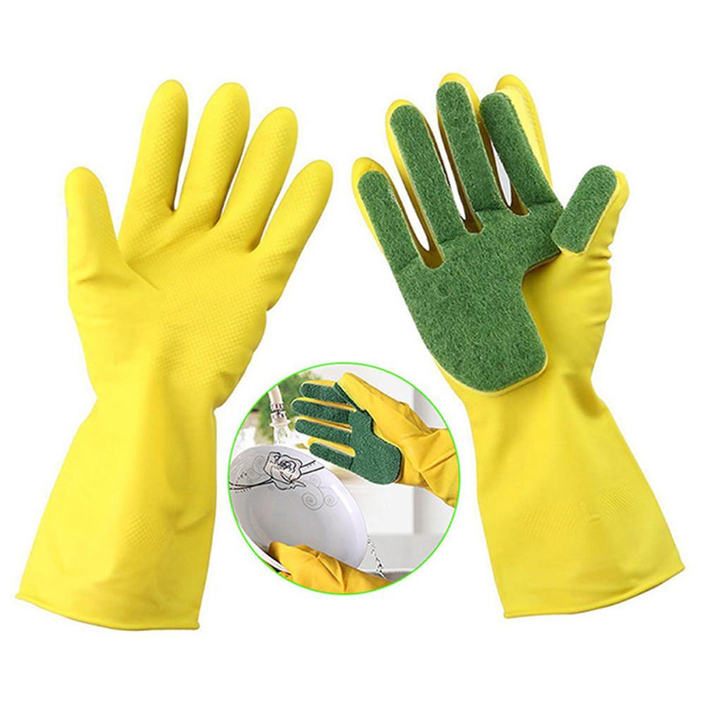 latex dishwashing gloves