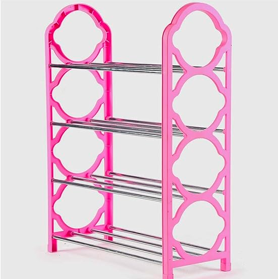 Sabeeha Traders Presenting the  4,5,6 Layer Shoe Rack Multifunctional Book Rack Accessories Rack for Home and Office Durable Non Breakable Shoe Organizer Stainless Steel Layer Shoe Rack Easy Assembly