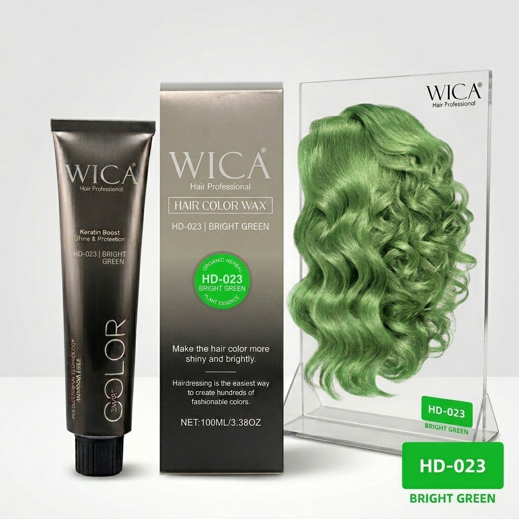 Funky Shades Hair Color Bright Green | Hair Treatment Care | 100ml