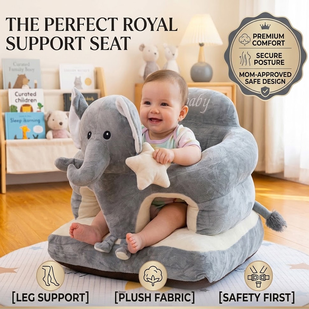 Baby Support Sofa Safety Seat Soft Stuffed- Baby Sofa Plush baby Personal Care Babies Learn To Sit On The Sofa
