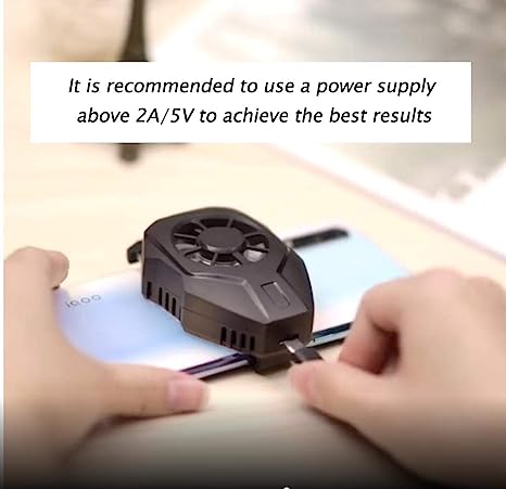 L01 Mobile Cooling Fan Game Phone Cooler System Plugin Silent Radiator RGB Lights | Adjustable Portable Heat Sink Semiconductor USB Phone Radiator Stand | Gamepad Trigger Controller Holder | Cooling Fan For PUBG FREEFIRE