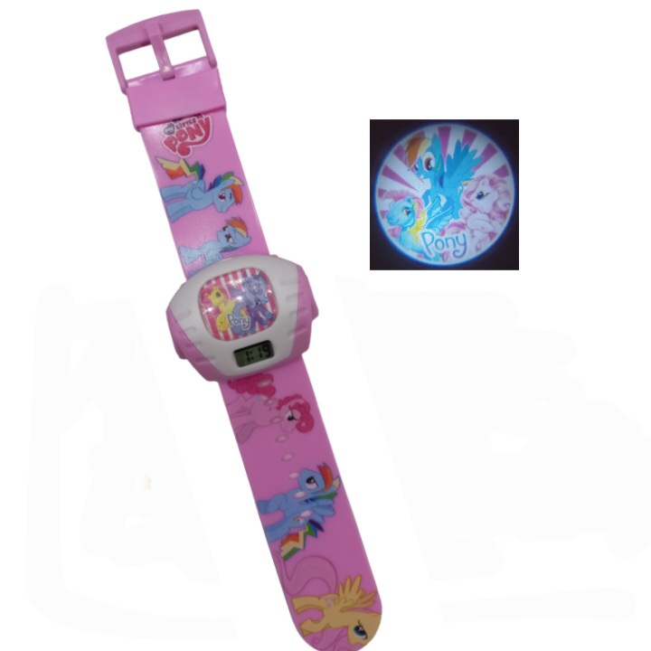 Digital Projector Wrist Watch For Girls Colors and Design May Vary