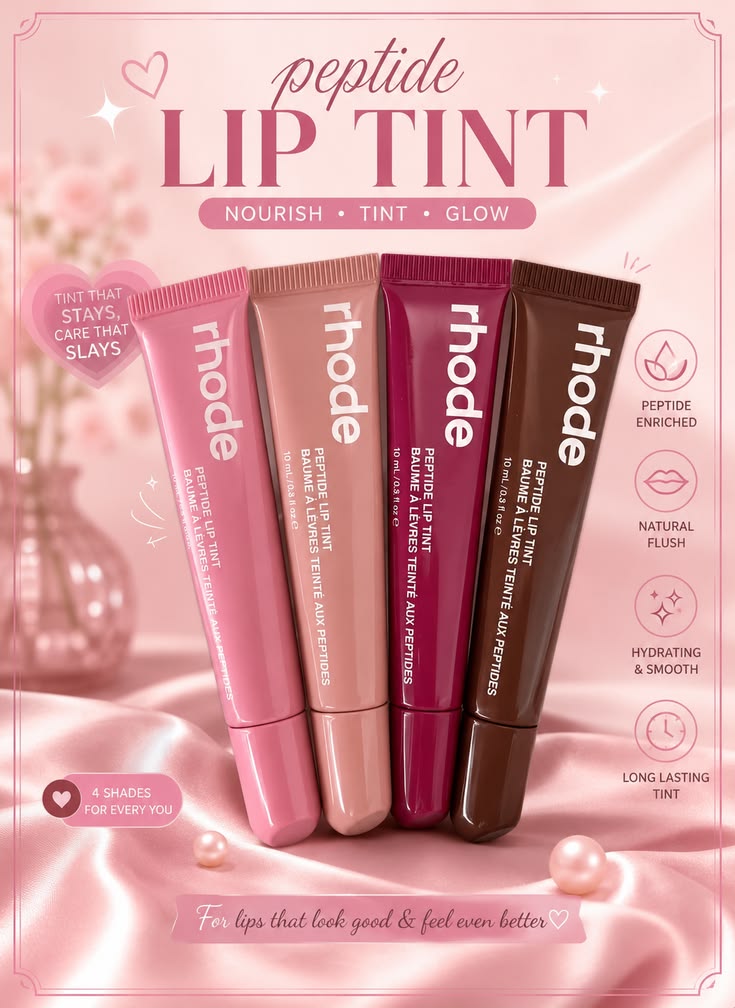 Rhod Lip Balm Moisturizing Mirror Long Lasting Lip Gloss Ribbon Espresso Raspberry Toast Plump No-stick Lip