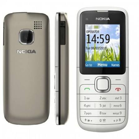 Nokia C1-01 Original Classic Phone 📱 | 1.8" Color Display 📺 | VGA Camera 📸 | MP3 Player & FM Radio 🎶 | PTA Approved - Vintage Edition ✨