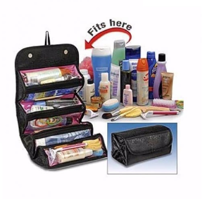 Makeup Organizer & Cosmetic Bag for Ladies Black