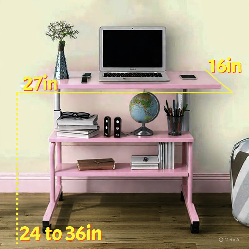 Study Table Height Adjustable Writing Table available in 8 colors combination, Laptop Stand Table, Computer Table, Gaming Table, Study Table, Tables ,Storage Shelves available in 8 colors Combinations, Modern Computer Table