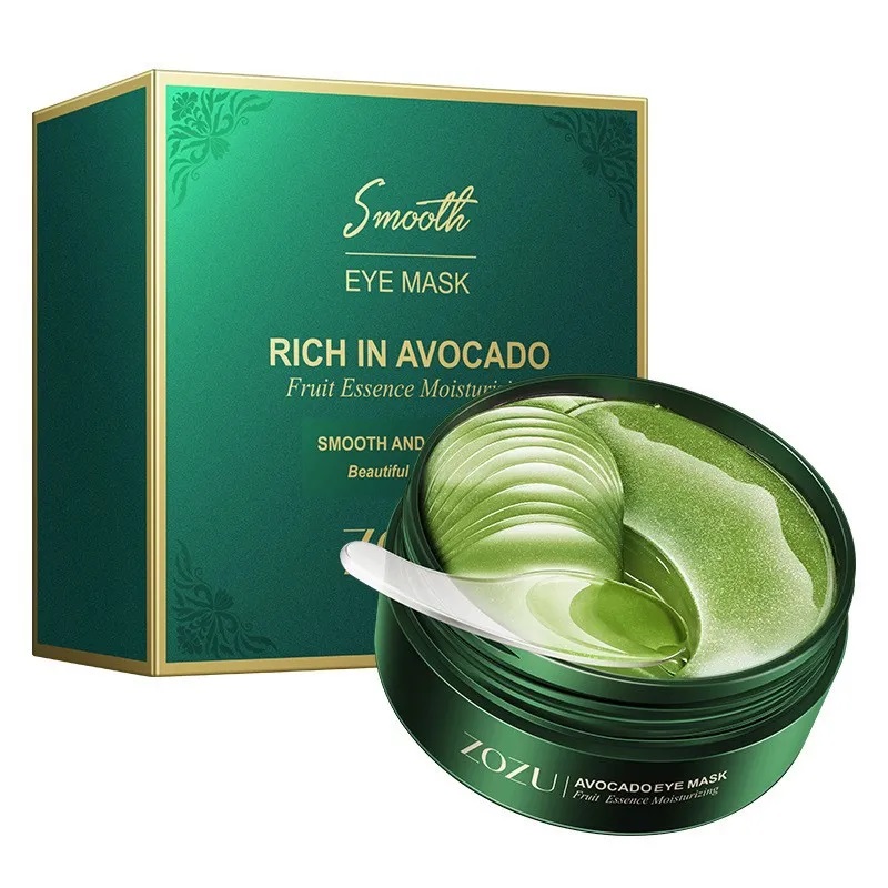 ZOZU Deep Nourishing Eye Skin Care Moisturizing Avocado Eye Mask For Dark Circles