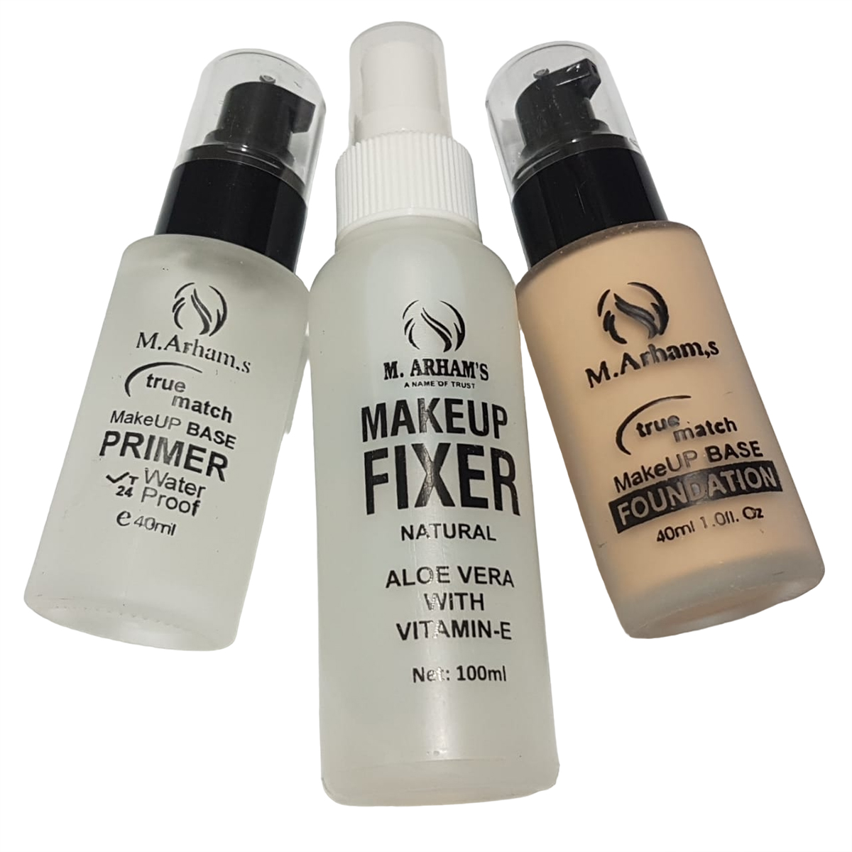 Deal of 3 Items Makeup Fixer, Liquid Foundation and Poreless Primer