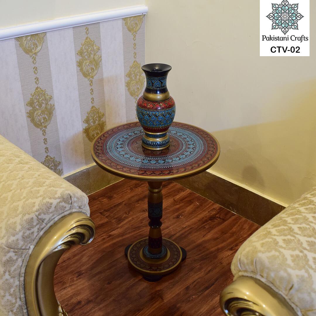 Wooden Hand Made Corner Table