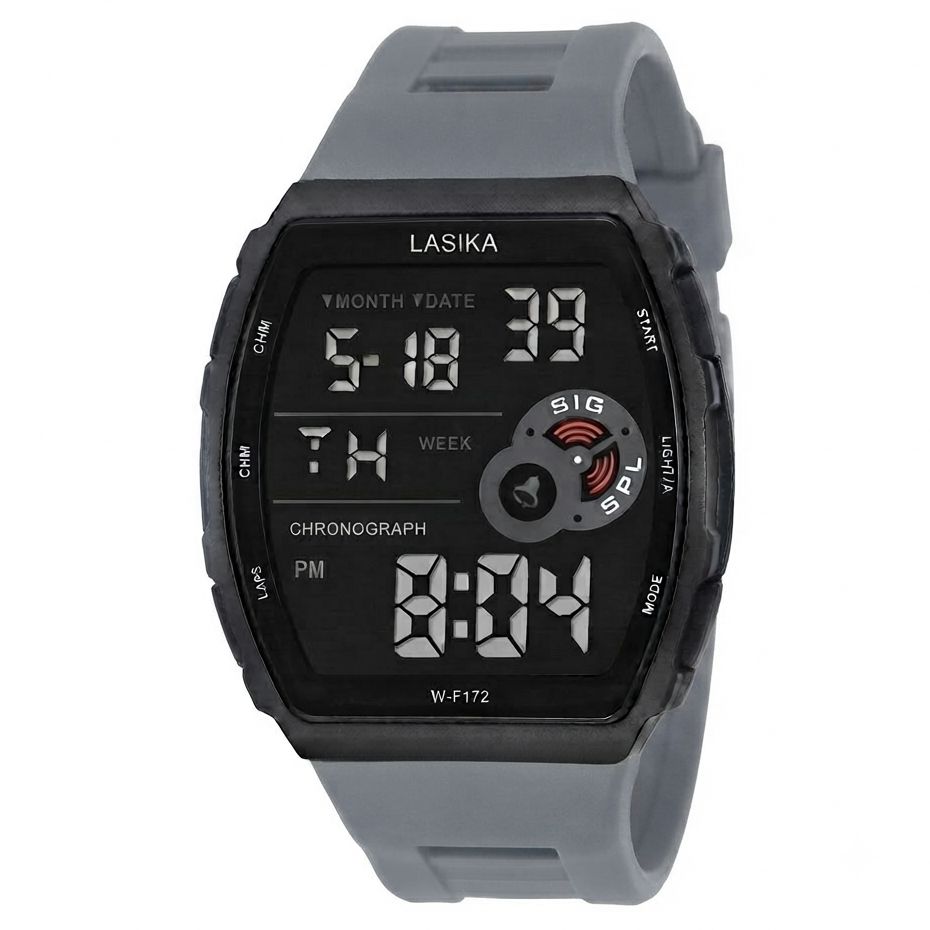 Waterproof Military Digital Watch for Men - Tactical Sports LED Wrist Watch with Alarm, Stopwatch & Date - Rugged Outdoor Fashion Watch