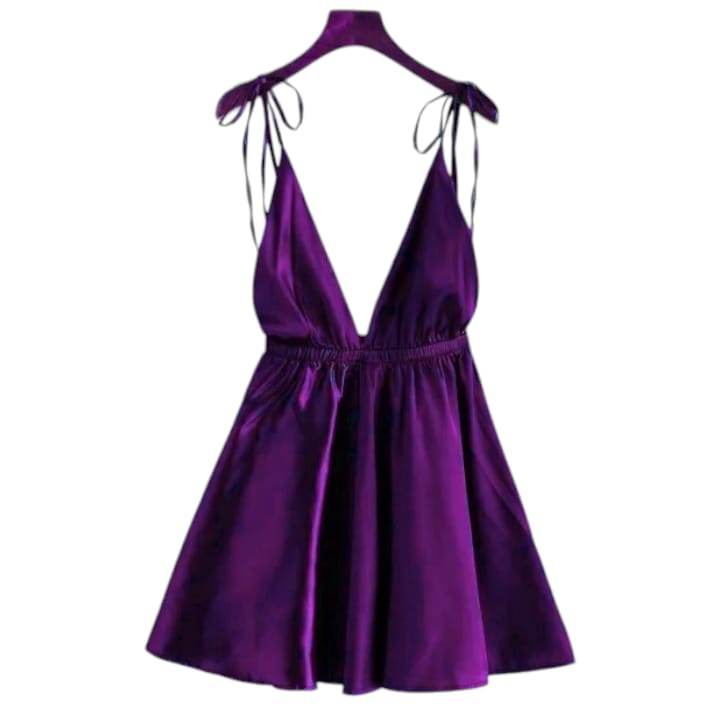 Memon Online - Short Silk Silky Camisole For Women Girl Cami Top Nighties For Women