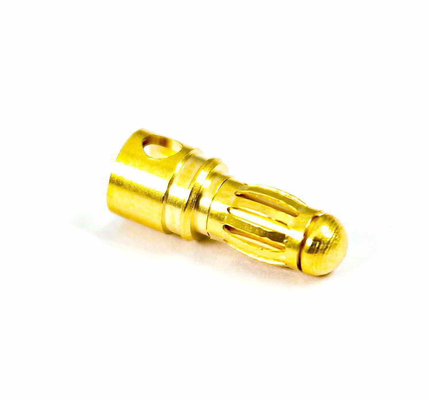 Banana Plug Connector 16 Pc Male 3.5mm Banana Gold Bullet Connector Plug For ESC RC Battery Motor Speed Control Plug Gilded Copper Banana Head