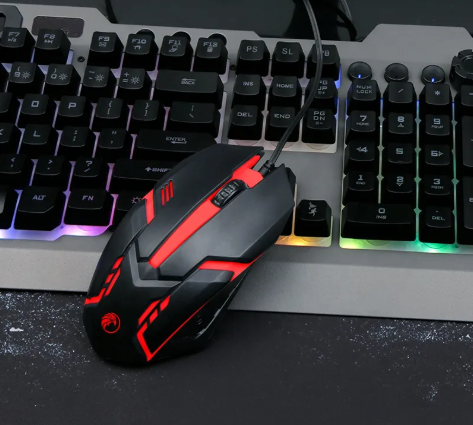 RGB Gaming Keyboard And Mouse And Headphone And Mousepad And Headphone Stand 4 In 1 Wired Combo 7 RGB Colors In Combo 4