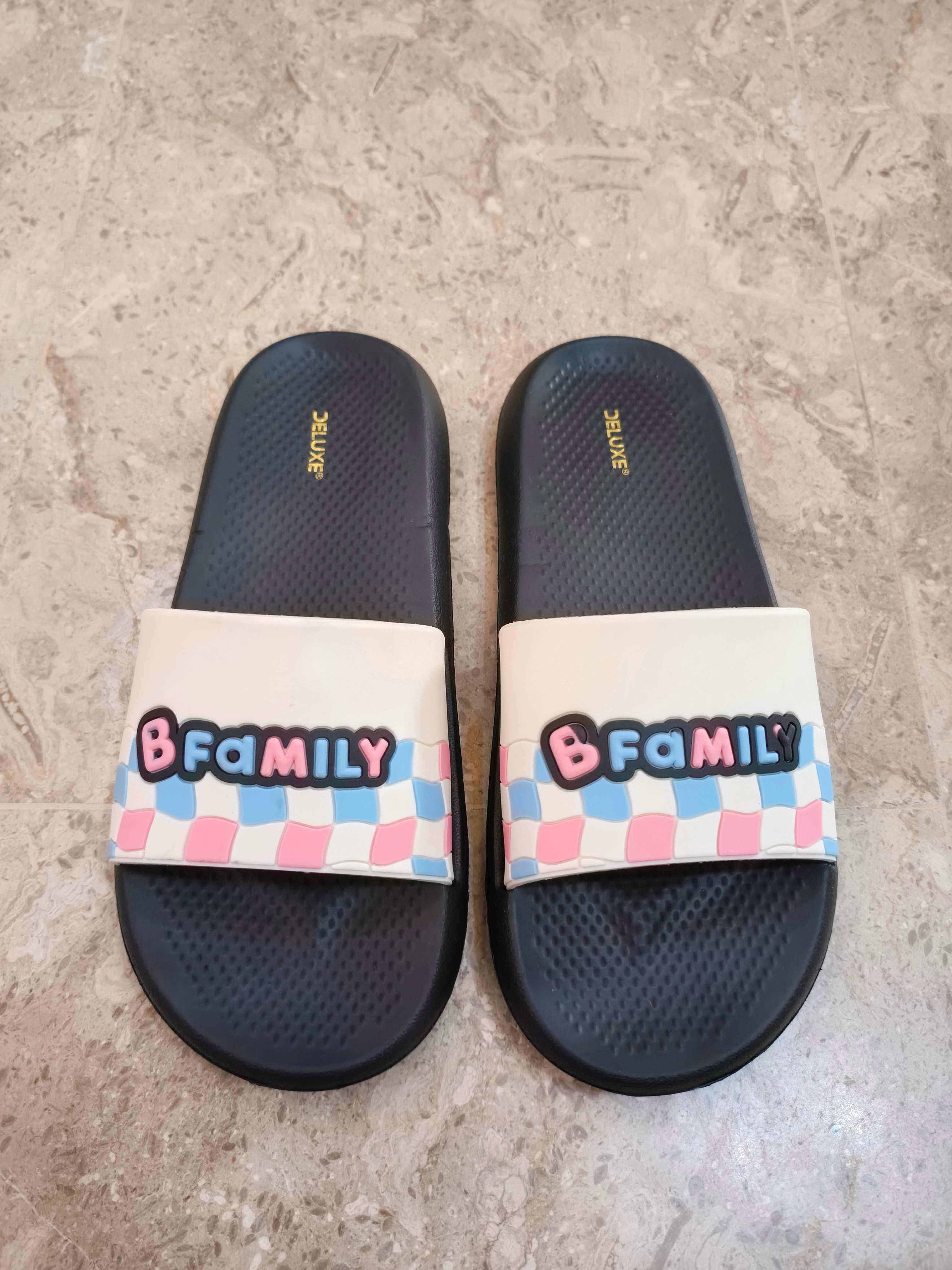 Kids B-Family Slide Slippers - Soft & Comfortable