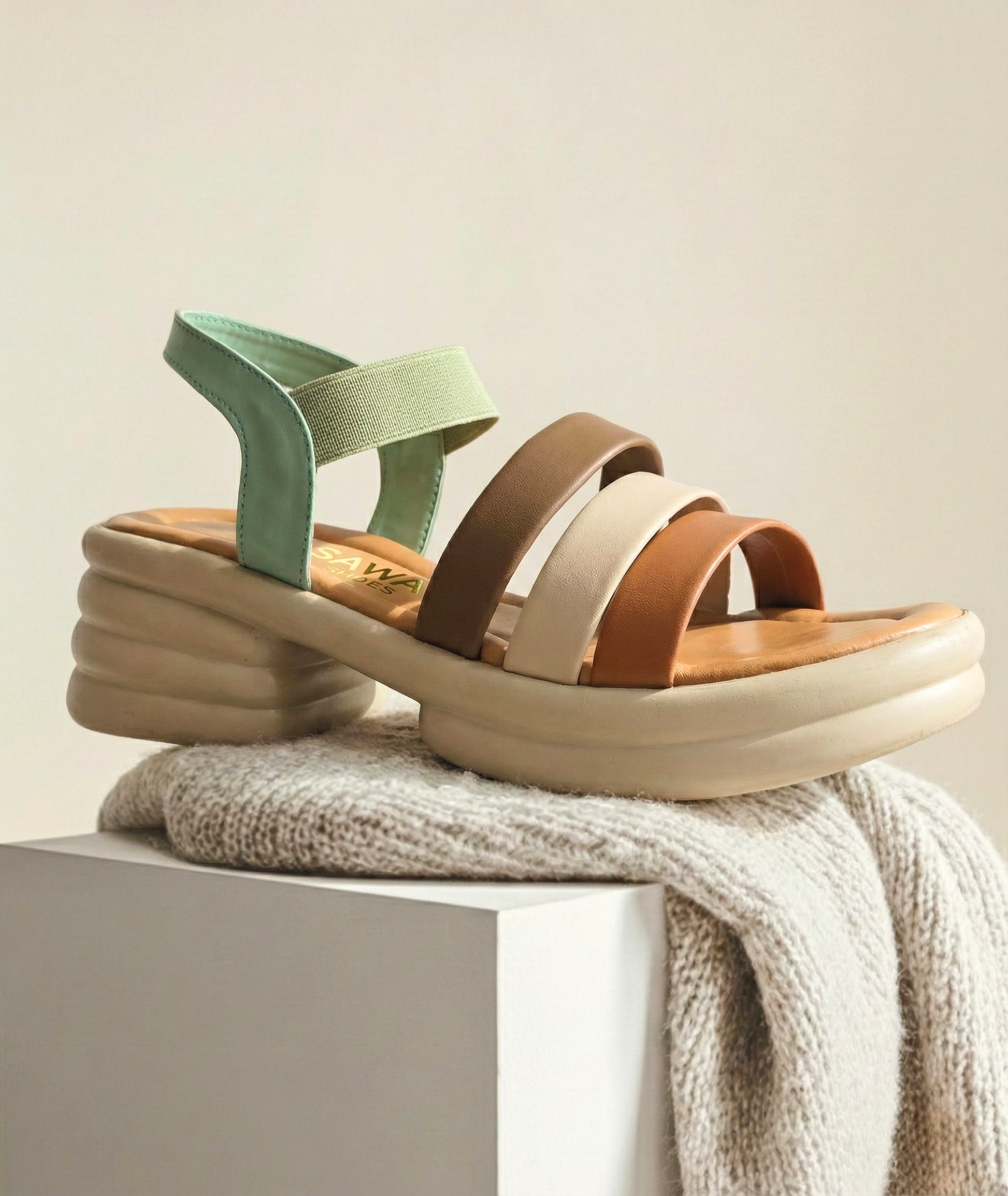 Stylish Wedge For Women or Girls-SAWA SHOES- 434
