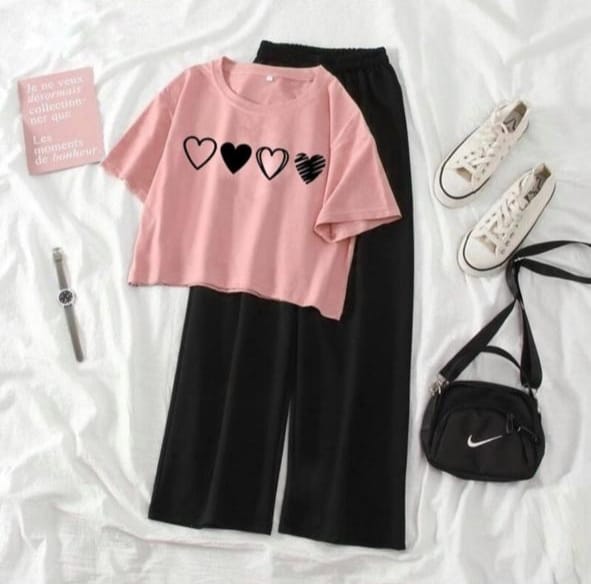High Quality Summer Suit for Women Crop top and flapper