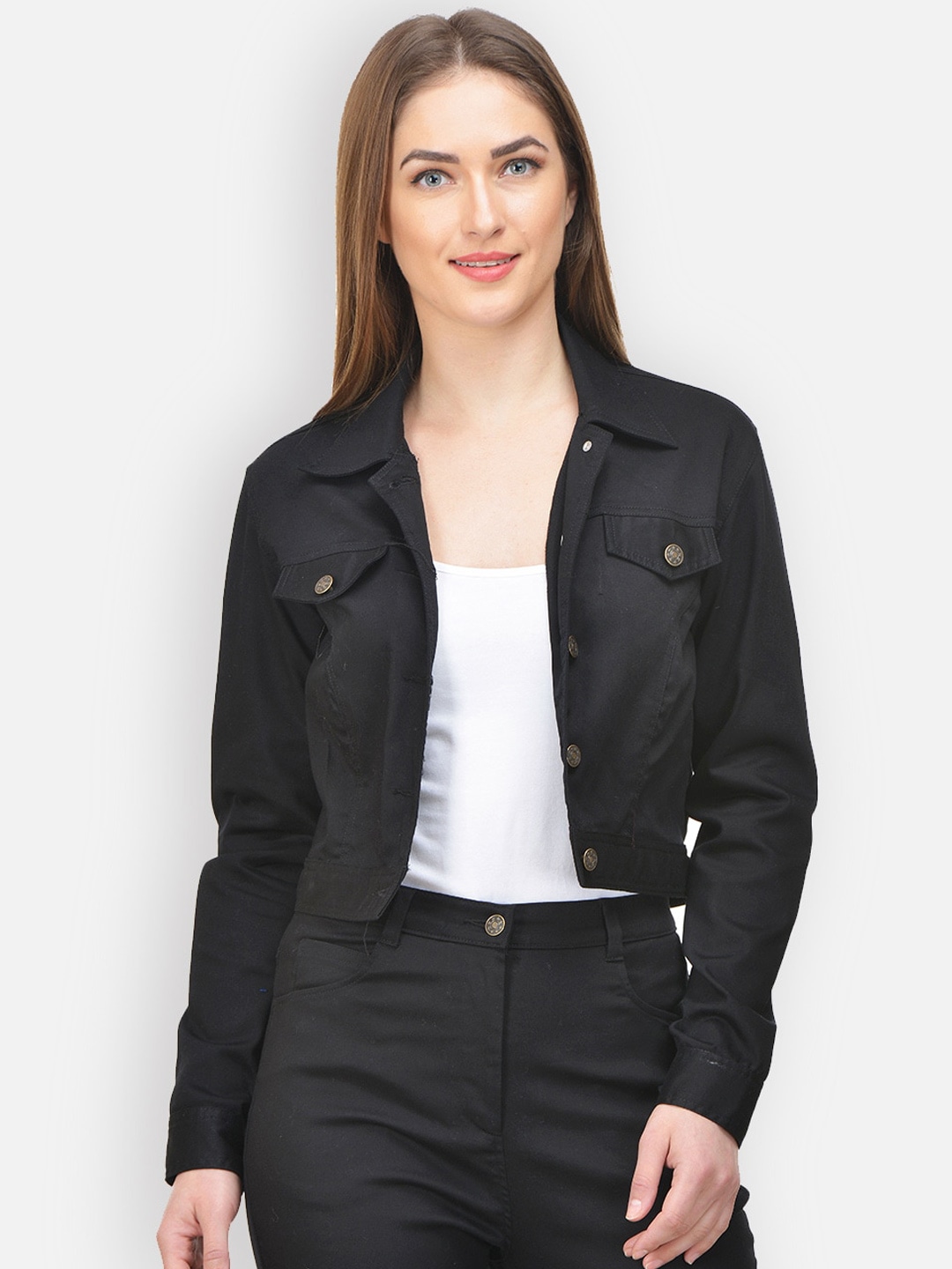 Degrémont BLACK DENIM TULIPE JACKET Degrémont BLACK DENIM TULIPE JACKET Degrémont BLACK DENIM TULIPE
