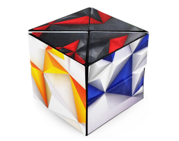 Fidget Cube Geometric Changeable Children's 3D  Magnetic Magic Cube Infinite Flip Intelligence Puzzle Decompression Toy