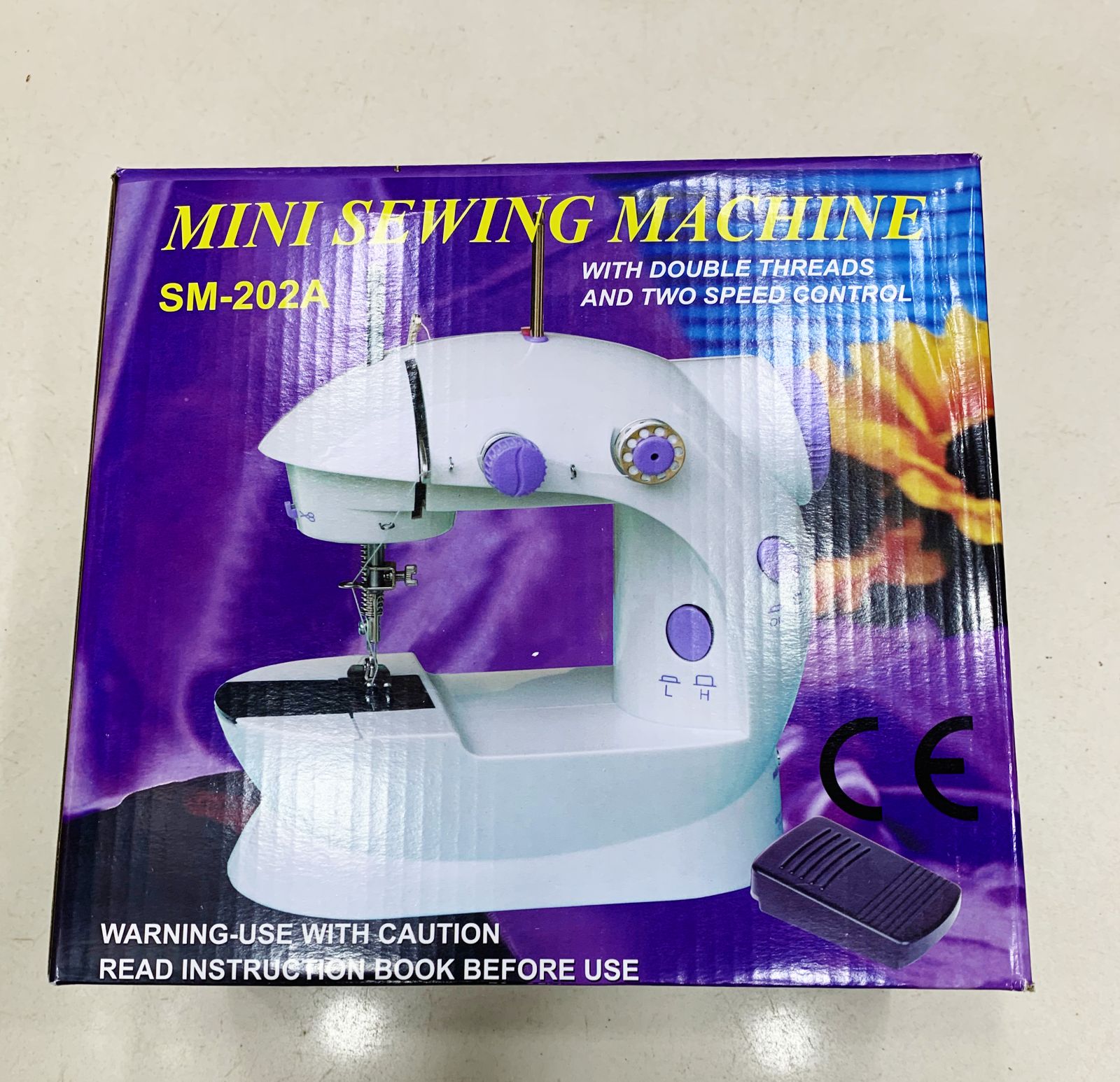 T100 MINI SEWING MACHINE WITH DOUBLE THREADS AND TW SPEED CONTROL ...