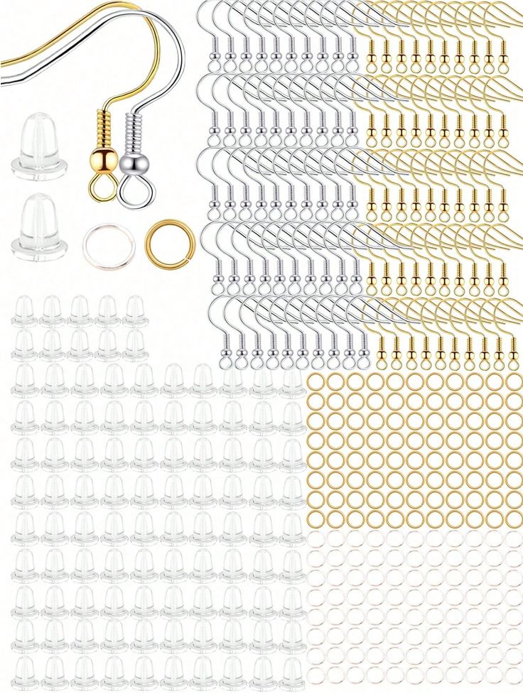 Earring Hooks Jewellery Making Handmade Earrings Hooks for DIY Designs (50 Pairs)