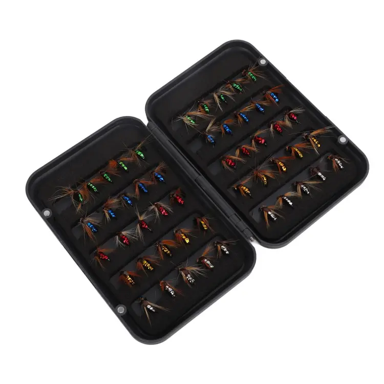 Fly Fishing Bait, High Carbon Steel Hook Sharp Fly Fishing Lures Kit