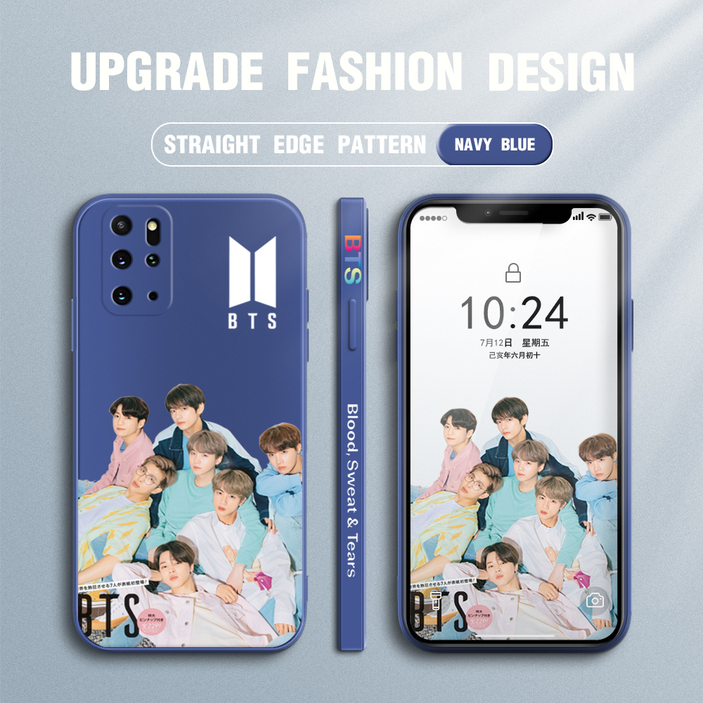 Jizetin For Samsung Galaxy S Plus Back Cover Bts Handsome Boys Team Liquid Silicone Phone Case Soft Full Camera Protect Phone Cases Buy Online At Best Prices In Pakistan Daraz Pk