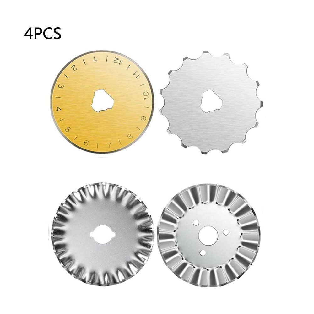 5PCS Rotary Cutter Blades Replacement Rotary Blades Round Trimmer Refill  Blades 45 mm Rotary Blades for