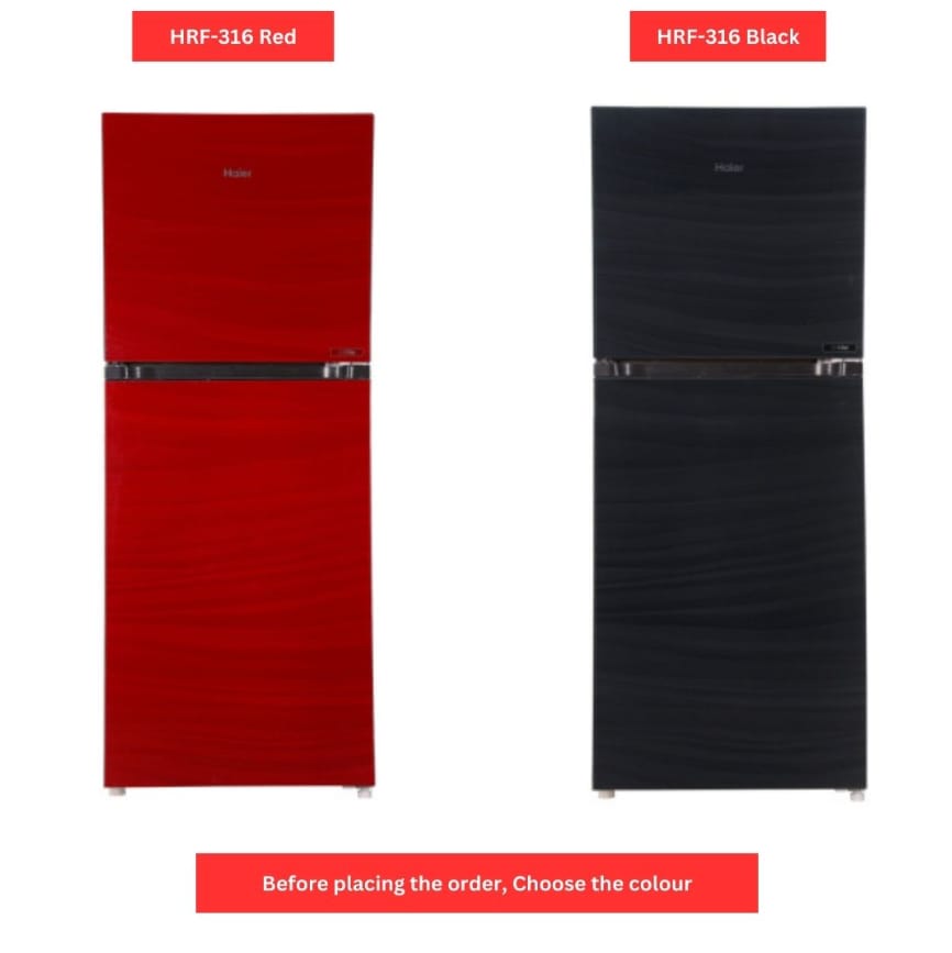 Haier 11 Cu Ft E-Star Series Double Door Refrigerator HRF-116EPR/EPB