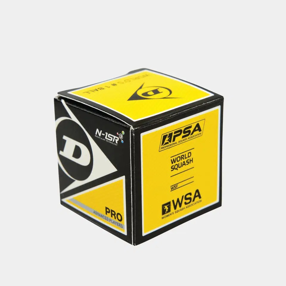 Dunlop Squash Ball-Yellow Double Dot