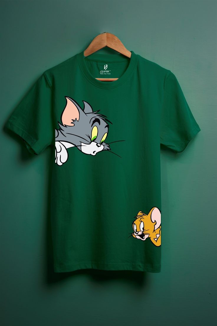 Tom & jerry T Shirts For Boys & Girls Cotton Jersey Fabric For Summer Wear