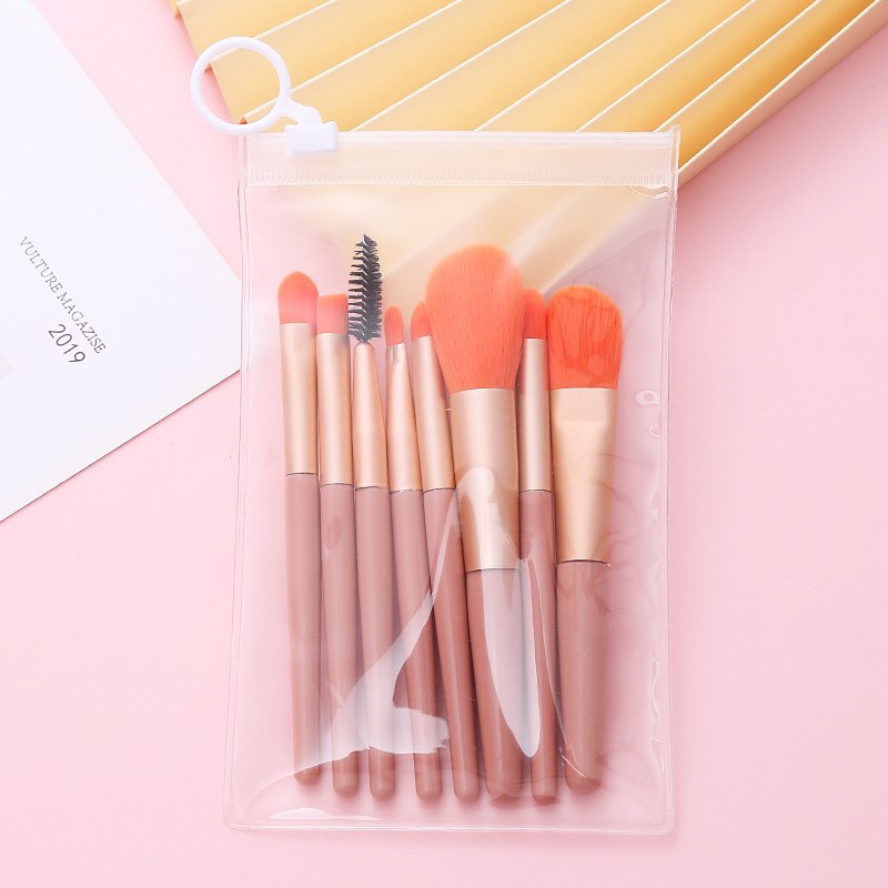 MISS Rose 8 Pcs Makeup Brush Set Random Colors