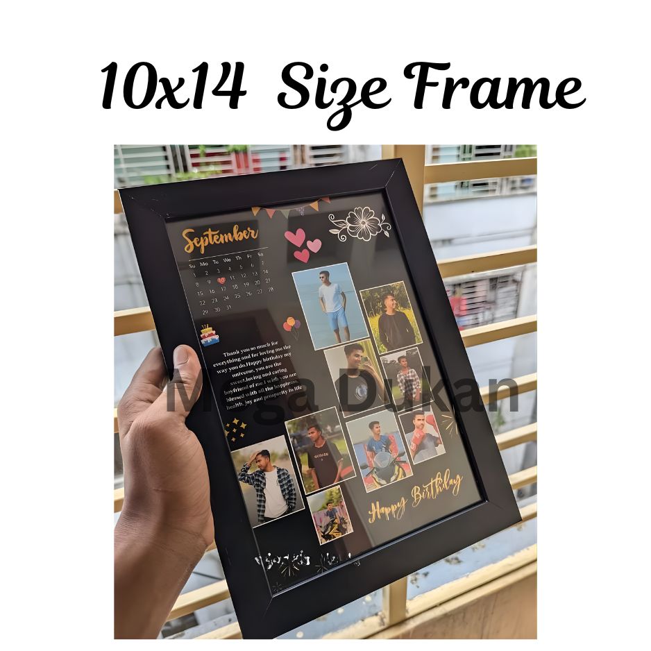 Birthday Photo frame for loved one , customise birthday frame for special person, custom on your choice