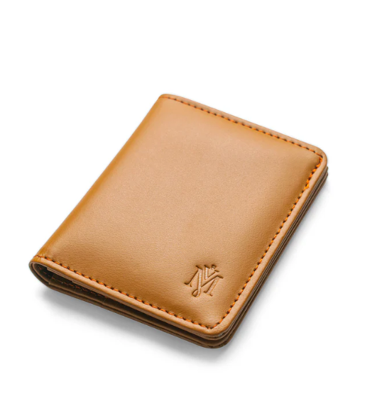 MODVESTE Handmade camel brown Mini Leather Wallet For Men High Quality Leather Wallets